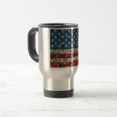 grunge american flag reisbeker (Voorkant links)