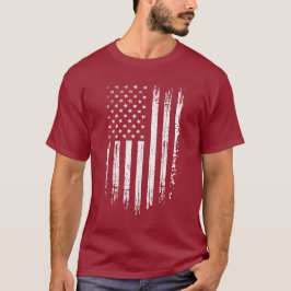 Grunge American Flag T-shirt