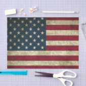 Grunge American Flag Tissuepapier (Craft)