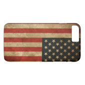  Grunge American Flag - USA Patriotic Case-Mate iPhone Case (Achterkant (Horizontaal))