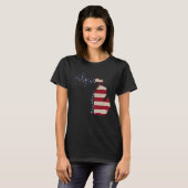 Grunge Americana Michigan T-shirt (Voorkant volledig)