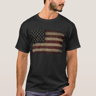 Grunge Amerikaanse vlag 1 T-shirt