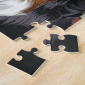 Grunge Amerikaanse vlag Bernese Berghond Legpuzzel (Zijkant)