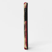 Grunge Amerikaanse Vlag Case-Mate iPhone Case (Achterkant/links)