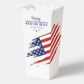 Grunge Amerikaanse vlag Happy 4th juli ID1104 Bedankdoosjes (Voorkant)