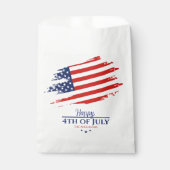 Grunge Amerikaanse vlag Happy 4th juli ID1104 Bedankzakje (Voorkant)