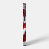 Grunge Amerikaanse vlag iPhone Hoesje (Linkerkant)