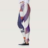 Grunge Amerikaanse vlag Leggings (Links)