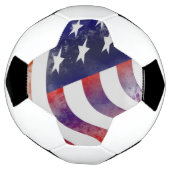 Grunge Amerikaanse vlag Voetbal (Gedraaid)