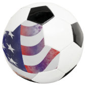 Grunge Amerikaanse vlag Voetbal (Drie kwart)
