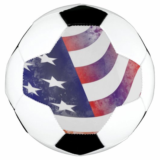 Grunge Amerikaanse vlag Voetbal (Voorkant)