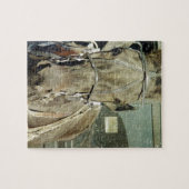 Grunge Amish Buggy Horse Legpuzzel (Horizontaal)