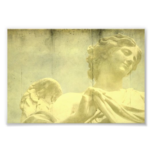 Grunge Angel Foto Afdruk (Voorkant)