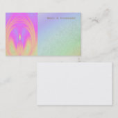 Grunge Angel Rainbow Reiki Visitekaartjes (Voorkant / Achterkant)