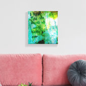 Grunge Art Abstract Canvas Afdruk (Insitu (Woonkamer))