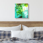 Grunge Art Abstract Canvas Afdruk (Insitu (Slaapkamer))