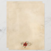  Grunge Artisan Perchment Papier Blad (Voorkant / Achterkant)