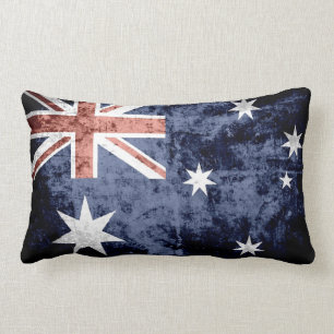 Grunge Australia Flag 2 Kussen