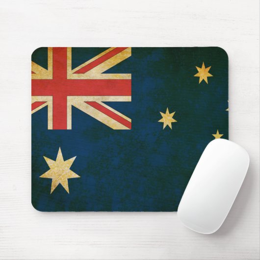  Grunge Australië Vlag Muismat (Met muis)