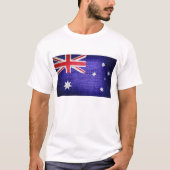 Grunge Australië vlag T-shirt (Voorkant)