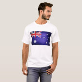 Grunge Australië vlag T-shirt (Voorkant volledig)