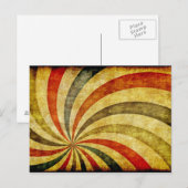 Grunge Background as Carnival Circus Briefkaart (Voorkant / Achterkant)
