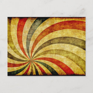  Grunge Background as Carnival Circus Briefkaart