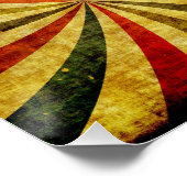 Grunge Background as Carnival Circus Poster (Hoek)