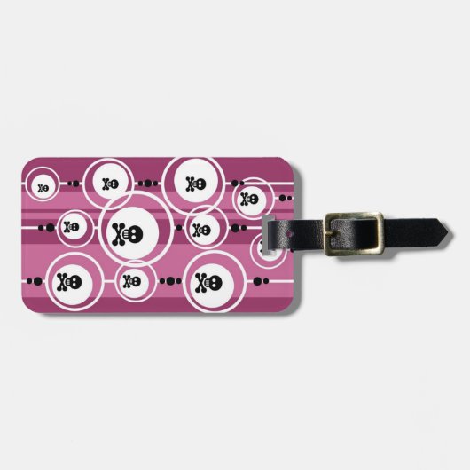 Grunge Background Bagagelabel (Voorkant horizontaal)