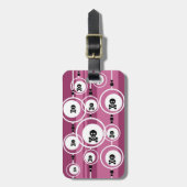 Grunge Background Bagagelabel (Voorkant verticaal)