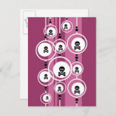 Grunge Background Briefkaart (Voorkant / Achterkant)