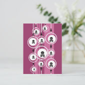 Grunge Background Briefkaart (Staand voorkant)