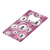 Grunge Background Creditkaart Flessenopener (Voorkant Gekanteld)