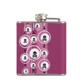 Grunge Background Heupfles (Achterkant)