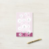 Grunge Background Post-it® Notes (Op bureau)