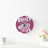 Grunge Background Ronde Klok (Huis)