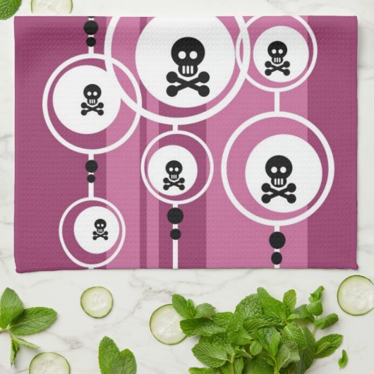 Grunge Background Theedoek (Gevouwen)