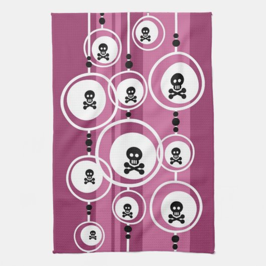 Grunge Background Theedoek (Verticaal)