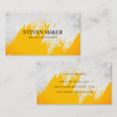 Grunge Background | Uitdrukkend geborsteld Visitekaartje (Voorkant / Achterkant)