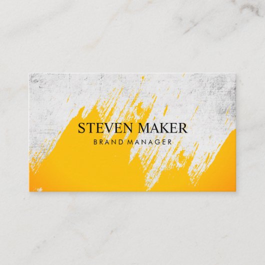 Grunge Background | Uitdrukkend geborsteld Visitekaartje (Voorkant)