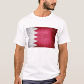 Grunge Bahrain Flag T-shirt (Voorkant)