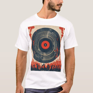 Grunge Band T-shirt - Retro Punk Rock Style.