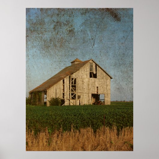 Grunge Barn Poster (Voorkant)