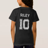 Grunge Basketbal Paint Splatter Verjaardag All Sta T-shirt (Achterkant)