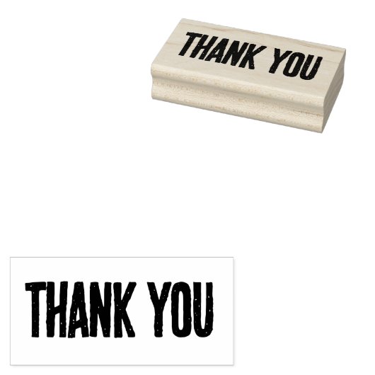 Grunge Bedankt Rubberstempel (Gestempeld)