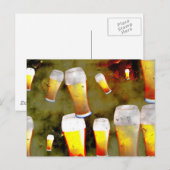 Grunge Beer Briefkaart (Voorkant / Achterkant)