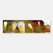 Grunge Beer Bumpersticker (Voorkant)