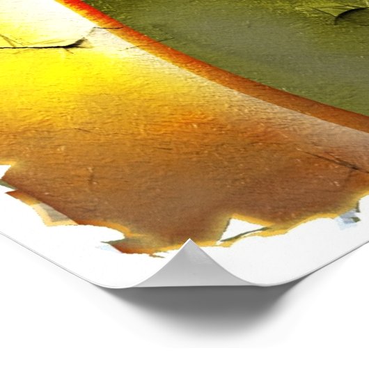 Grunge Beer Poster (Hoek)