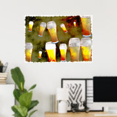 Grunge Beer Poster (Thuiskantoor)