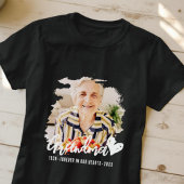 Grunge begrafenis voor altijd in ons hart Foto T-shirt